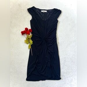 Trina Turk Fitted Sleeveless Black Cocktail Dress - Size 4